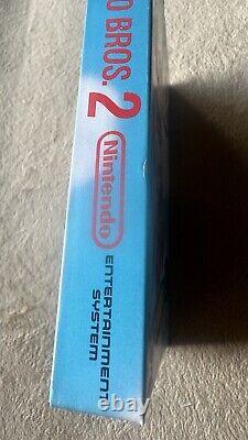 1988 NES Nintendo Super Mario Bros 2 CIRCLE SOQ Rev-A Box with Manual ONLY NO GAME