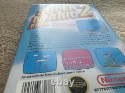 1988 NES Nintendo Super Mario Bros 2 CIRCLE SOQ Rev-A Box with Manual ONLY NO GAME