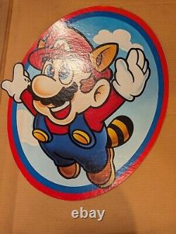 1990 Nintendo Super Mario Bros 3 McDonalds Store Display Spinner Happy Meal Toy
