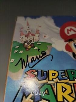 Autographed Super Mario 64 With COA