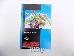 Boxed Super Nintendo SNES Super Mario Kart Inc Manual PAL- Free Postage
