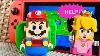 Lego Mario Enters The Nintendo Switch To Save Peach On The Super Mario World Map Legomario