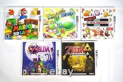 Lot of 5 Nintendo 3DS Video Games Zelda Majora's Mask, Super Mario, and More