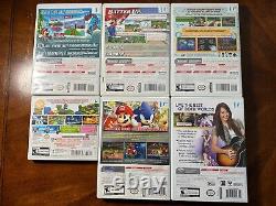 Mario Party 8, Mario Super Sluggers, Super Paper Mario, Super Mario 3D Land, etc
