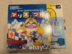 Mario and wario Set Japan Nintendo Super Famicom sfc good