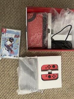 Mint Limited Edition Nintendo Switch OLED Special Super Mario RED With MLB 2024