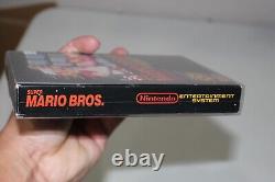 NES Nintendo Super Mario Bros REV-A Round SOQ Box and Game HTF