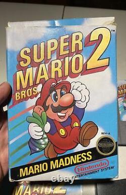 NES Super Mario Bros 2 CIB Nintendo Entertainment System Original Authentic 1988