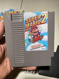 NES Super Mario Bros 2 CIB Nintendo Entertainment System Original Authentic 1988