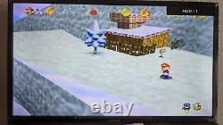 NINTENDO64 Console Bundle Clear Blue Excellent+Mario Kart 64+Super Mario 64