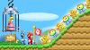 New Super Mario Bros Wii Rescue The Princess 2 Player Co Op Walkthrough Part 1
