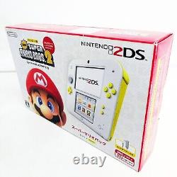Nintendo 2DS Super Mario Pack White x Yellow Japan New