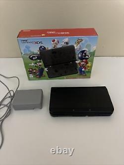 Nintendo 3DS Original Super Mario Edition 4GB Handheld System Black No Stylus