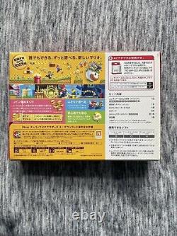 Nintendo 3DS XL LL Super Mario Bros 2 Red Console Charger Box Japan. USA Seller