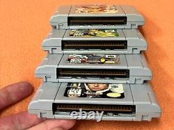 Nintendo 64 N64 Bundle Lot Super Mario Party Goldeneye Diddy Kart Star Fox Wars