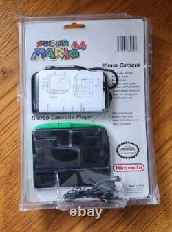 Nintendo 64 Super Mario 64 35MM Camera & Cassette Player Combo Damaged Package