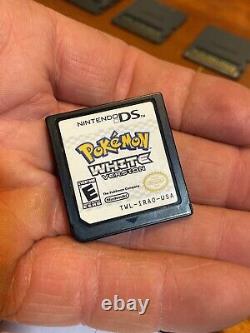 Nintendo DS Game And Case Lot Pokémon White Pokémon Black Super Mario Tested
