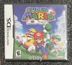 Nintendo DS SUPER MARIO 64 DS 1st Print Version New Factory Sealed