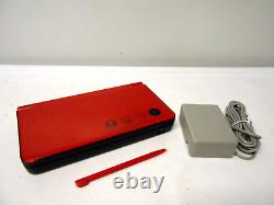 Nintendo DSi XL 25th Super Mario Bros. Red system with stylus and charger USA