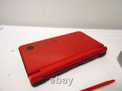 Nintendo DSi XL 25th Super Mario Bros. Red system with stylus and charger USA