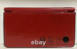 Nintendo DSi XL Red Super Mario Bros 25th Anniversary Edition Bundle With Mario