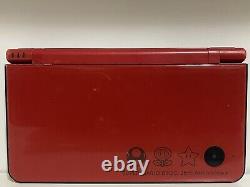 Nintendo DSi XL Red Super Mario Bros 25th Anniversary Edition Bundle With Mario