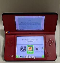 Nintendo DSi XL Red Super Mario Bros 25th Anniversary Edition Bundle With Mario