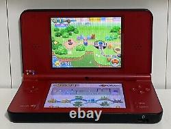 Nintendo DSi XL Red Super Mario Bros 25th Anniversary Edition Bundle With Mario