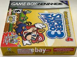 Nintendo Game Boy Advance GBA 2003 Super Mario Advance 4 CIB with e-Reader Cards