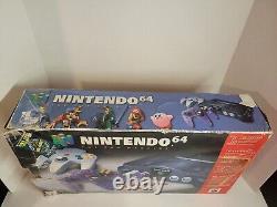 Nintendo N64 Console Lot With Super Mario 64 CIB Tested & Works