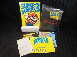 Nintendo NES Game SUPER MARIO BROS 3 COMPLETE MINT NEVER INSERTED USED 1991