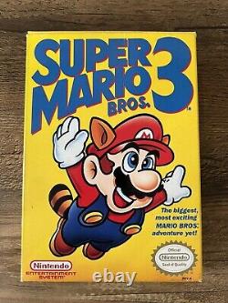 Nintendo NES Super Mario Bros. 3 Complete In Box CIB Tested