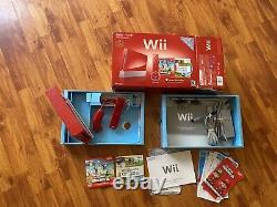 Nintendo Red Wii Super Mario Bros 25th Anniversary Limited Edition