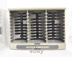 Nintendo Super Famicom Cartridge Case Super Mario World 30 games storage case
