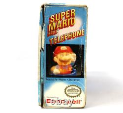 Nintendo Super Mario Bros. Blue Telephone Bondwell Vintage RARE 1990 BRAND NEW