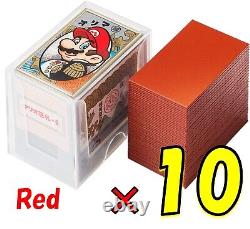Nintendo Super Mario Hanafuda Playing Cards / Red total 10 piece set