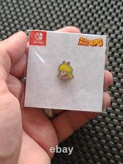 Nintendo Super Mario RPG Pin Badge Set UK Preorder Bonus Rare Promo SWITCH NES