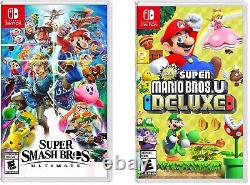 Nintendo Super Smash Bros. Ultimate Bundle with New Super Mario Bros. U Deluxe