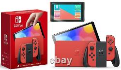 Nintendo Switch OLED Super Mario? Limited Edition + Screen Protector Bundle