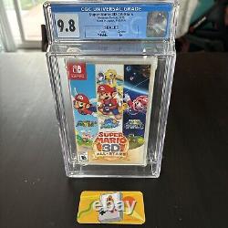 Nintendo Switch Super Mario 3D All-Stars CGC Graded 9.8 A+ NEW SEALED