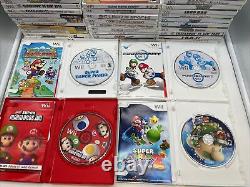 Nintendo Wii Game Lot (37) New Super Mario Bros Mario Kart Galaxy 2 Donkey Kong