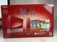 Nintendo Wii Super Mario Bros 25th Anniversary Red Console W Box Both Games