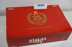 Nintendo Wii Super Mario Brothers 25th Anniversary Version complete limited JPN