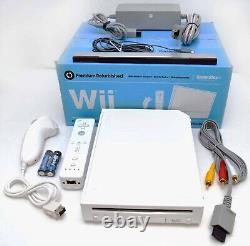 Nintendo Wii System Bundle Family Console Plays Super Mario Kids GameCube Games