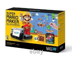 Nintendo Wii U Super Mario Maker 32GB Black Handheld System
