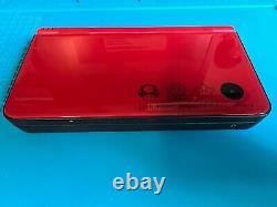 RED Super Mario Bros. 25th Anniversary DSi XL+Power Plug, Mario Kart Case & Game