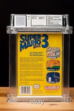 SUPER MARIO BROS. 3 Nintendo NES WATA Graded Video Game (1990) SMB