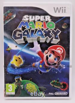 SUPER MARIO GALAXY Game on Nintendo wii VF PAL NEW