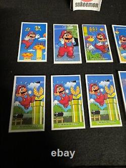 Set of 10 1985 Nintendo Super Mario Bros. Menko Card VTG with Box Super Rare #1