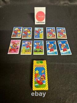 Set of 10 1985 Nintendo Super Mario Bros. Menko Card VTG with Box Super Rare #3